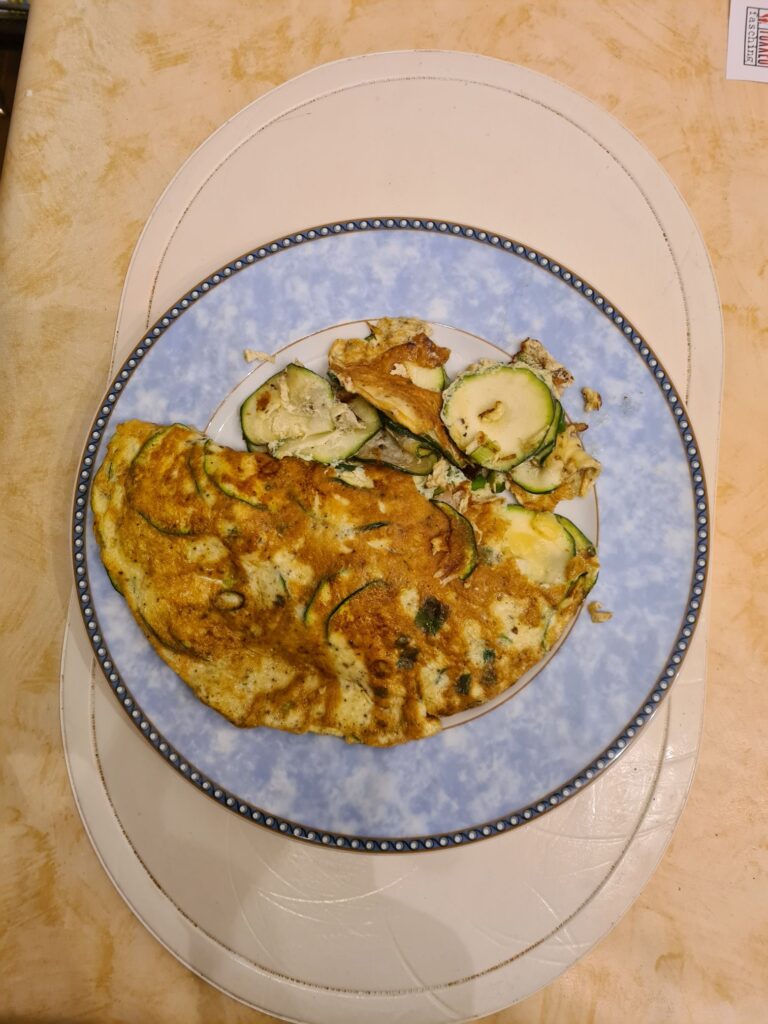 Omelett mit Zuccini